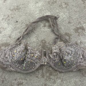 Elegant Lace Embellished Bra